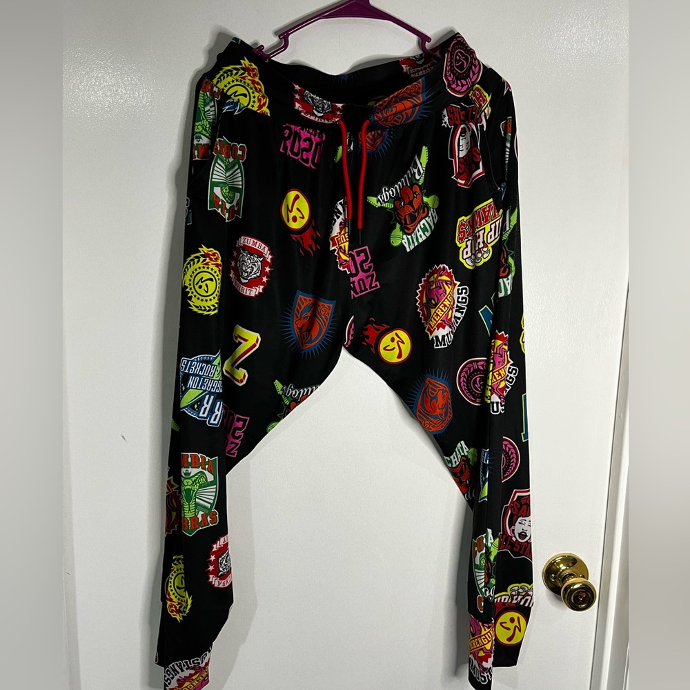 Zumba Allstars Harem Capri Pants. Excellent Condition. M